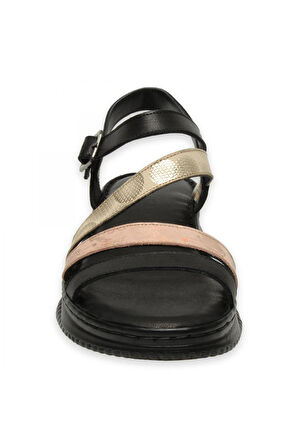 Mammamia D25Ys-2365Z Günlük Siyah Kadın Sandalet