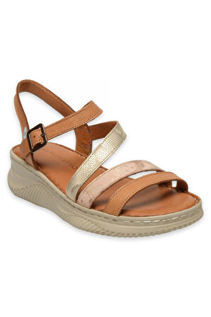Mammamia D25Ys-2365Z Günlük Taba Kadın Sandalet