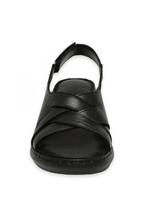Mammamia D25Ys-2510Z Günlük Siyah Kadın Sandalet