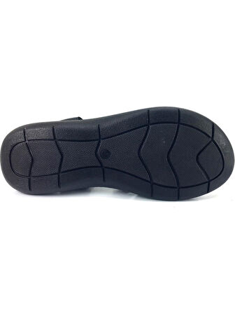 Mammamia D25ys-2530 Kadın Hakiki Deri Comfort Sandalet Siyah