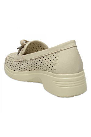 Mammamia D25Ya-7265 Günlük Krem Kadın Ayakkabı