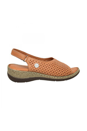 Mammamia D25Ys-2870 Günlük Taba Kadın Sandalet