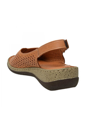 Mammamia D25Ys-2870 Günlük Taba Kadın Sandalet