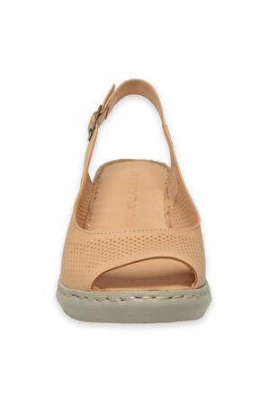 Mammamia D25Ys-5195Z Günlük Bej Kadın Sandalet