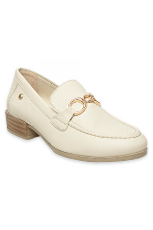 Mammamia D25Ya-3355Z Günlük Krem Kadın Ayakkabı