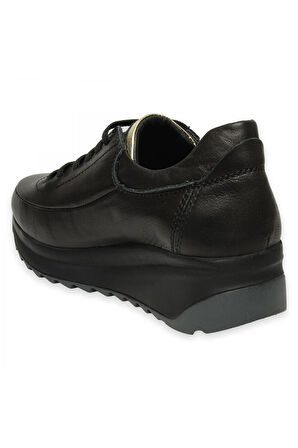 Mammamia D25ya-3475-b Kadın Hakiki Deri Casual Ayakkabı Siyah