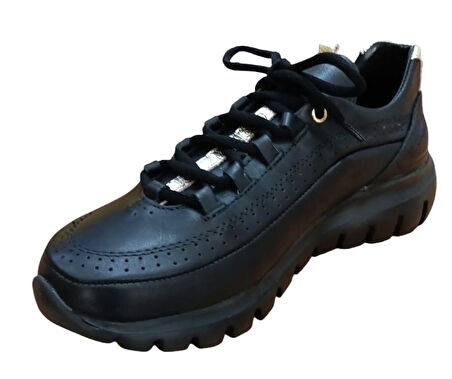 Mammamia D25ya-3485-b Kadın Hakiki Deri Casual Ayakkabı Siyah