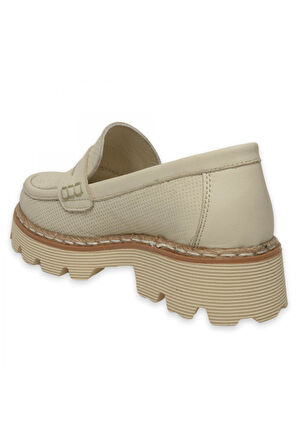 Mammamia D25Ya-3680Z Günlük Krem Kadın Ayakkabı