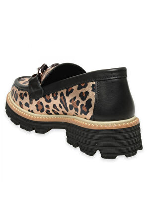 Mammamia D25Ya-3690Z Günlük Leopar Kadın Ayakkabı