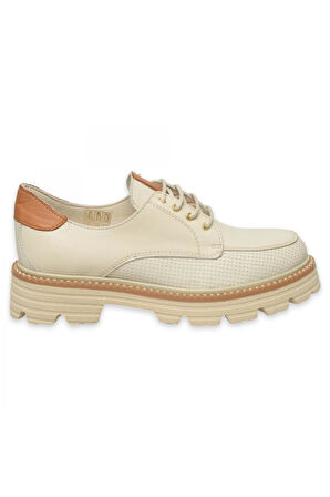 Mammamia D25Ya-3710Z Günlük Krem Kadın Ayakkabı