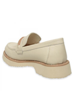 Mammamia D25Ya-3735Z Günlük Krem Kadın Ayakkabı