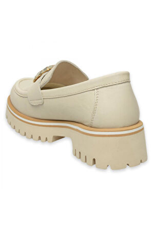 Mammamia D25Ya-3855Z Günlük Krem Kadın Ayakkabı