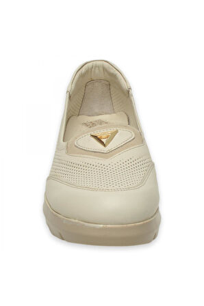 Mammamia D25Ya-7450 Günlük Krem Kadın Ayakkabı