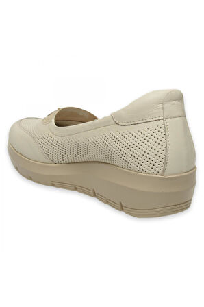 Mammamia D25Ya-7450 Günlük Krem Kadın Ayakkabı