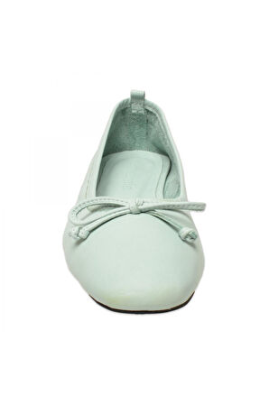 Mammamia D25Ya-810Z Günlük Açık Yeşil Kadın Babet