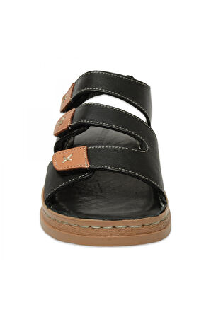 Mammamia D25Ys-2450Z Günlük Siyah Kadın Sandalet