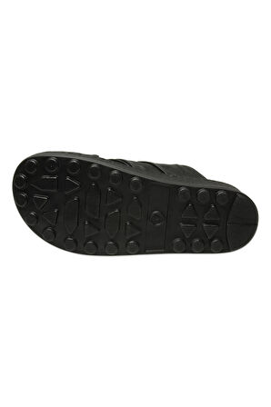 Mammamia D25ys-2865 Kadın Hakiki Deri Comfort Sandalet Siyah