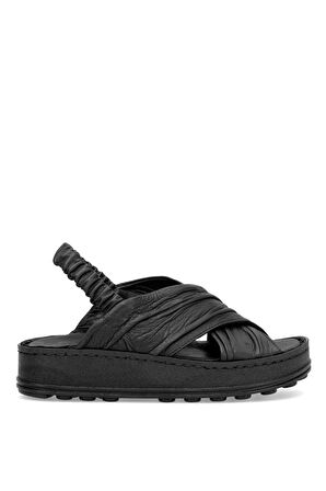 MAMMAMİA D25YS-2585 YUMUŞAK DERİ KADIN SANDALET