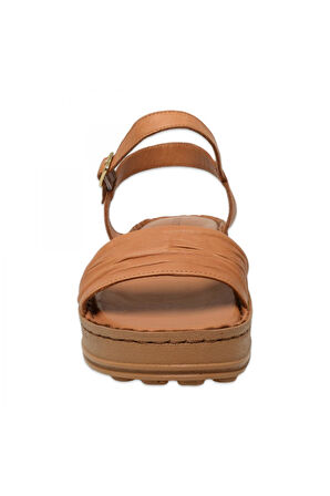 Mammamia D25Ys-2590 Günlük Taba Kadın Sandalet