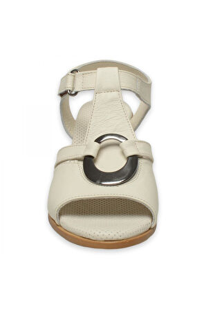 Mammamia D25Ys-2725Z Günlük Krem Kadın Ayakkabı