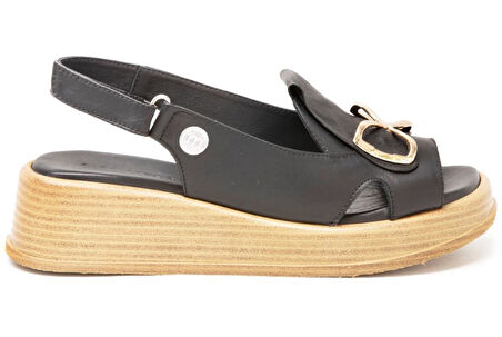 MAMMAMİA D25YS-2780 GÜNLÜK KADIN DERİ SANDALET