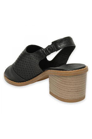 Mammamia D25Ys-2840Z Günlük Siyah Kadın Sandalet