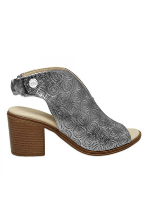 Mammamia D25Ys-2915 Günlük Kalin Topuklu Bakır Kadın Sandalet