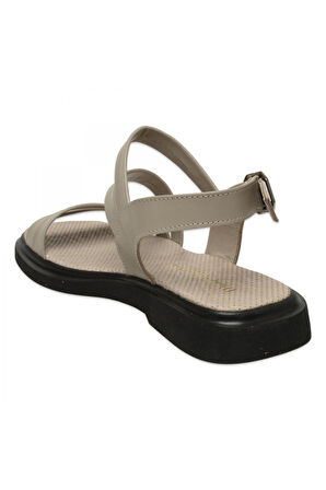 Mammamia D25Ys-5005Z Günlük Gri Kadın Sandalet