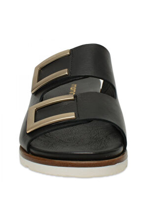 Mammamia D25Yt-1235 Günlük Siyah Kadın Terlik