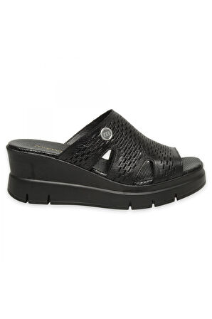 Mammamia D25Yt-1415 Günlük Siyah Kadın Terlik