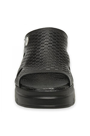 Mammamia D25Yt-1415 Günlük Siyah Kadın Terlik