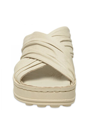 Mammamia D25Yt-1430 Günlük Krem Kadın Terlik
