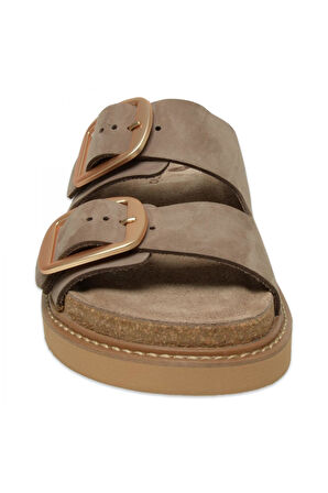 Mammamia D25Yt-1445 Günlük Vizon Kadın Terlik