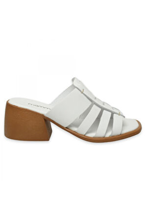 Mammamia D25Yt-1540Z Günlük Beyaz Kadın Terlik