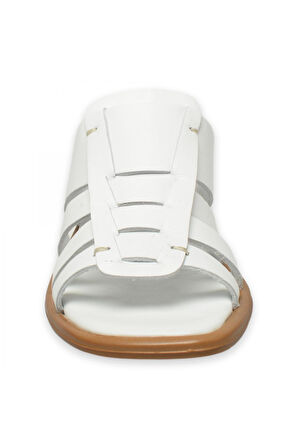 Mammamia D25Yt-1540Z Günlük Beyaz Kadın Terlik