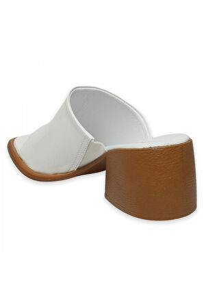Mammamia D25Yt-1555Z Günlük Beyaz Kadın Terlik