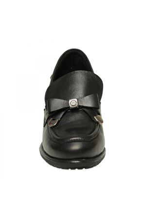 Mammamia D25Ka-3335 Günlük Topuklu Siyah Kadın Ayakkabı