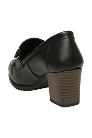 Mammamia D25Ka-3335 Günlük Topuklu Siyah Kadın Ayakkabı