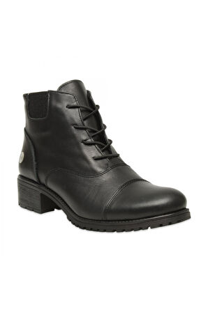 Mammamia D25Kb-1645 Günlük Topuklu Siyah Kadın Bot