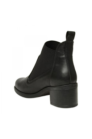 Mammamia D25Kb-1805 Günlük Topuklu Siyah Kadın Bot