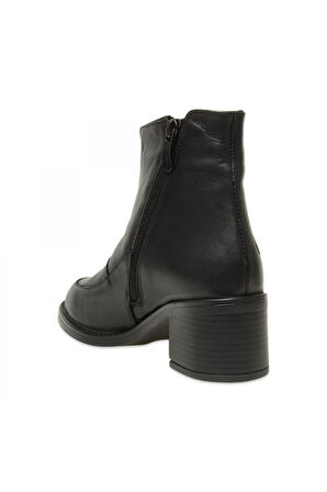 Mammamia D25Kb-1910 Günlük Topuklu Siyah Kadın Bot