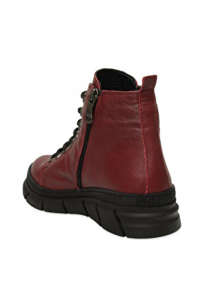 Mammamia D25Kb-1935 Günlük Bordo Kadın Bot