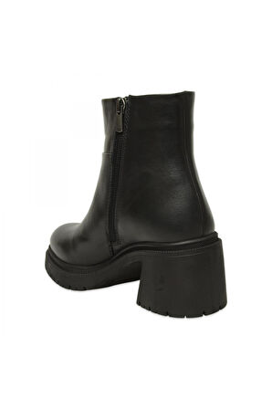 Mammamia D25Kb-8470 Günlük Topuklu Siyah Kadın Bot
