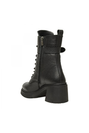 Mammamia D25Kb-8480 Günlük Topuklu Siyah Kadın Bot