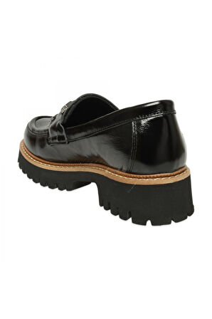 Mammamia D25Ka-3150 Günlük Siyah Rugan Kadın Ayakkabı