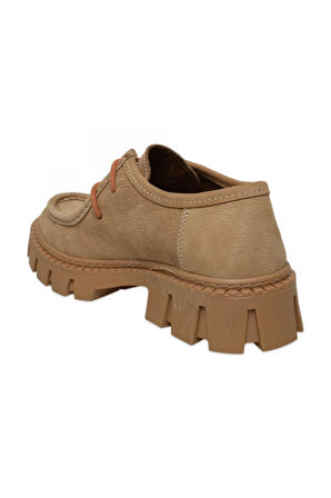 Mammamia D25Ka-7030 Günlük Bej Kadın Ayakkabı