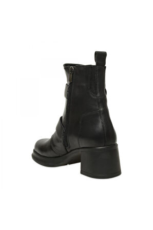 Mammamia D25Kb-8570 Günlük Topuklu Siyah Kadın Bot