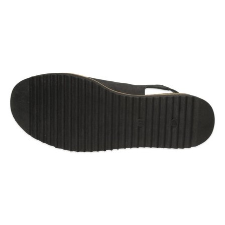 MAMMAMİA D24YS-5490 SİMLİ DOLGU TOKALI DERİ KADIN SANDALET