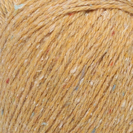 La Mia Re-Tweed Sarı Melanj El Örgü İpi - L124 - 34413