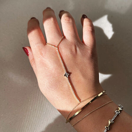 Çelik Taşlı Zarif Şahmeran Gold